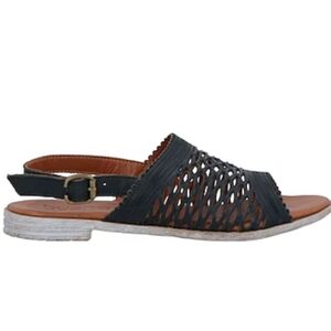 Bueno Black and Brown Women's Sandals
